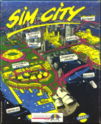 SimCity Atari ST US box art