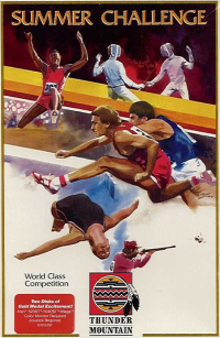 Summer Olympiad Atari ST US box art