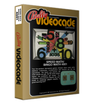 Bingo Math & Speed Math Bally Astrocade US box art