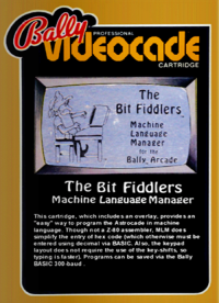 Machine Language Manager Bally Astrocade US box art