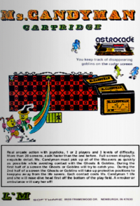 Ms Candyman Bally Astrocade  box art