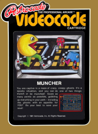 Muncher Bally Astrocade box art