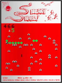 Sneaky Snake Bally Astrocade  box art
