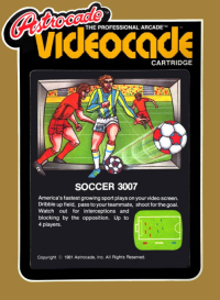 Soccer Bally Astrocade US box art