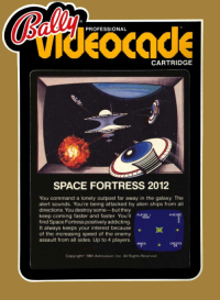 Space Fortress Bally Astrocade US box art