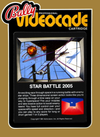 Star Battle Bally Astrocade US box art