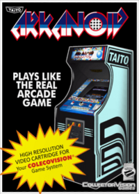 Arkanoid Colecovision US box art