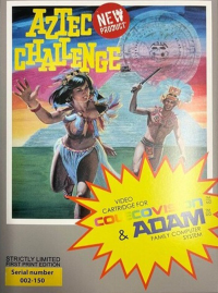 Aztec Challenge Colecovision US box art