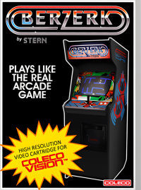 Berzerk Colecovision US box art