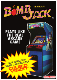 Bomb Jack Colecovision US box art
