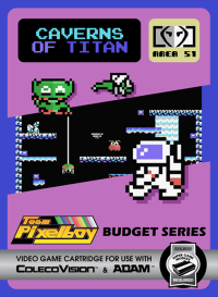 Caverns of Titan Colecovision US box art