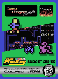 Deep Dungeon Adventure Colecovision box art