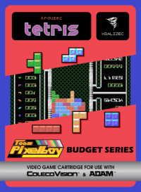 Kralizec Tetris Colecovision US box art