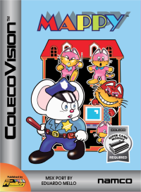 Mappy Colecovision US box art