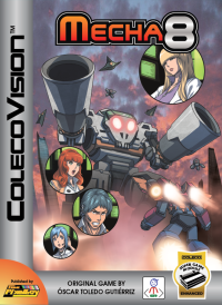 Mecha-8 Colecovision US box art