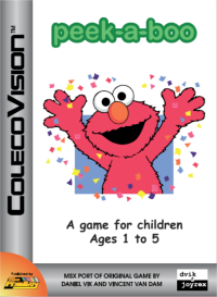 Peek-a-Boo Colecovision US box art