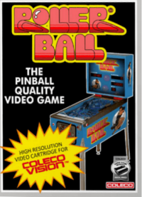 Roller Ball Colecovision US box art