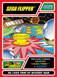 Sega Flipper Colecovision box art