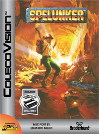 Spelunker Colecovision US box art