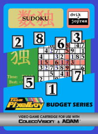 Sudoku Colecovision US box art
