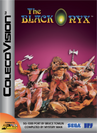 The Black Onyx Colecovision US box art