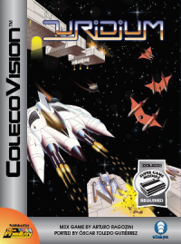 Uridium Colecovision US box art