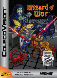 Wizard Of Wor Colecovision US box art