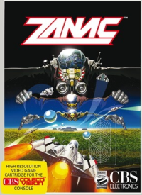 Zanac Colecovision US box art