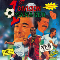1st Division Manager Commodore 64 US box art