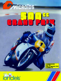 500cc Grand Prix Commodore 64 US box art