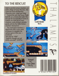 Creatures Commodore 64 US box art