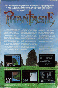 Phantasie Commodore 64 US box art