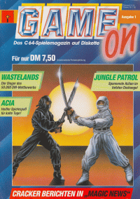 Wastelands Commodore 64  box art