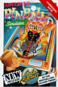 Advanced Pinball Simulator Commodore 64 US box art