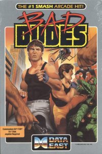 Bad Dudes Commodore 64 US box art