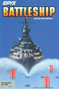 Battle Ships Commodore 64 US box art