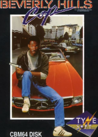 Beverly Hills Cop Commodore 64 US box art