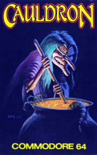 Cauldron Commodore 64 US box art
