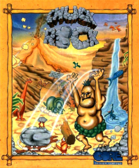 Chuck Rock Commodore 64 box art