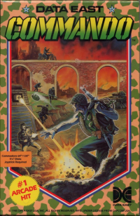 Commando Commodore 64 US box art