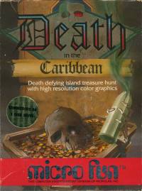Death In The Caribbean Commodore 64 US box art