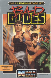 Dragon Ninja Commodore 64 US box art