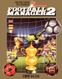 Football Manager 2 Commodore 64  box art