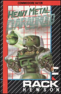 Heavy Metal Paradroid Commodore 64 US box art
