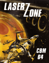 Laserzone Commodore 64  box art