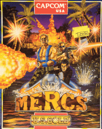 MERCS Commodore 64 US box art