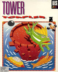 Nebulus Commodore 64 US box art