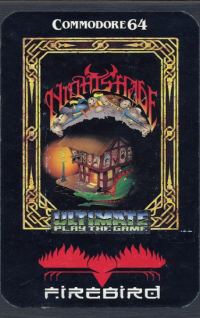 Nightshade Commodore 64 US box art