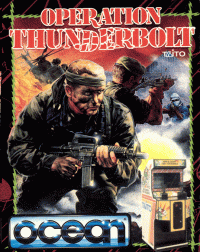 Operation Thunderbolt Commodore 64  box art