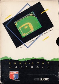 Pure-Stat Baseball Commodore 64 US box art
